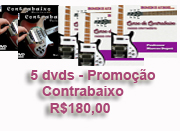 contrabaixo 5 dvds